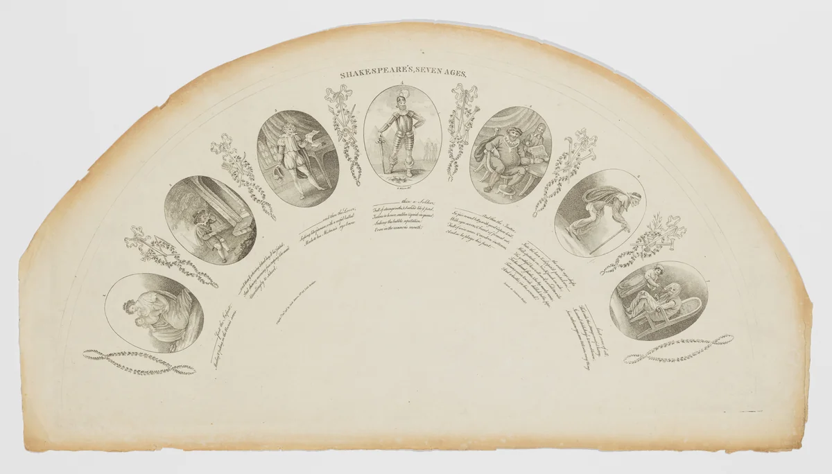 Shakespeare's Seven Ages by George Wilson, print, 1796
