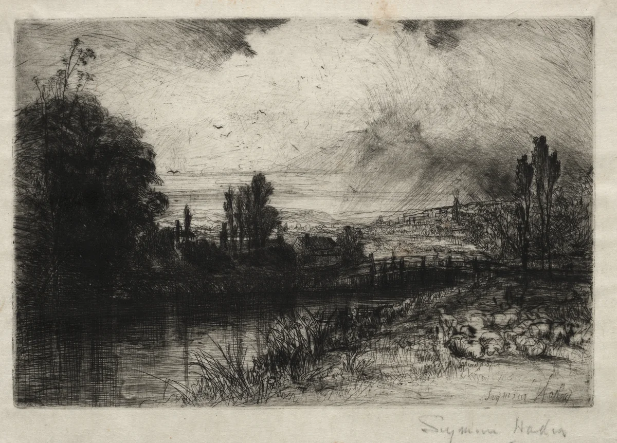 On the Test by Francis Seymour-Haden, print, 1859