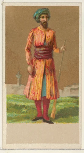 Hindustan, from the Natives in Costume series (N16), Teofani Issue, for Allen & Ginter Cigarettes Brands by Allen & Ginter, print, 1886-1900