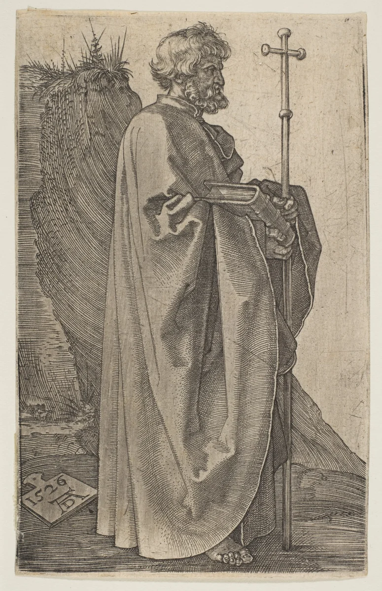 Saint Philip by Albrecht Dürer, print, 1523-1526