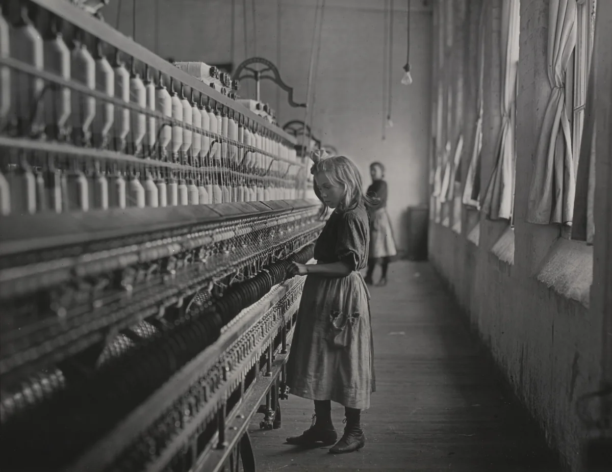 Sadie Pfeifer, a Cotton Mill Spinner, Lancaster, South Carolina by Lewis Wickes Hine, photograph, 1908
