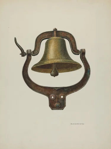Dinner Bell by William Kieckhofel, index of american design, 1940