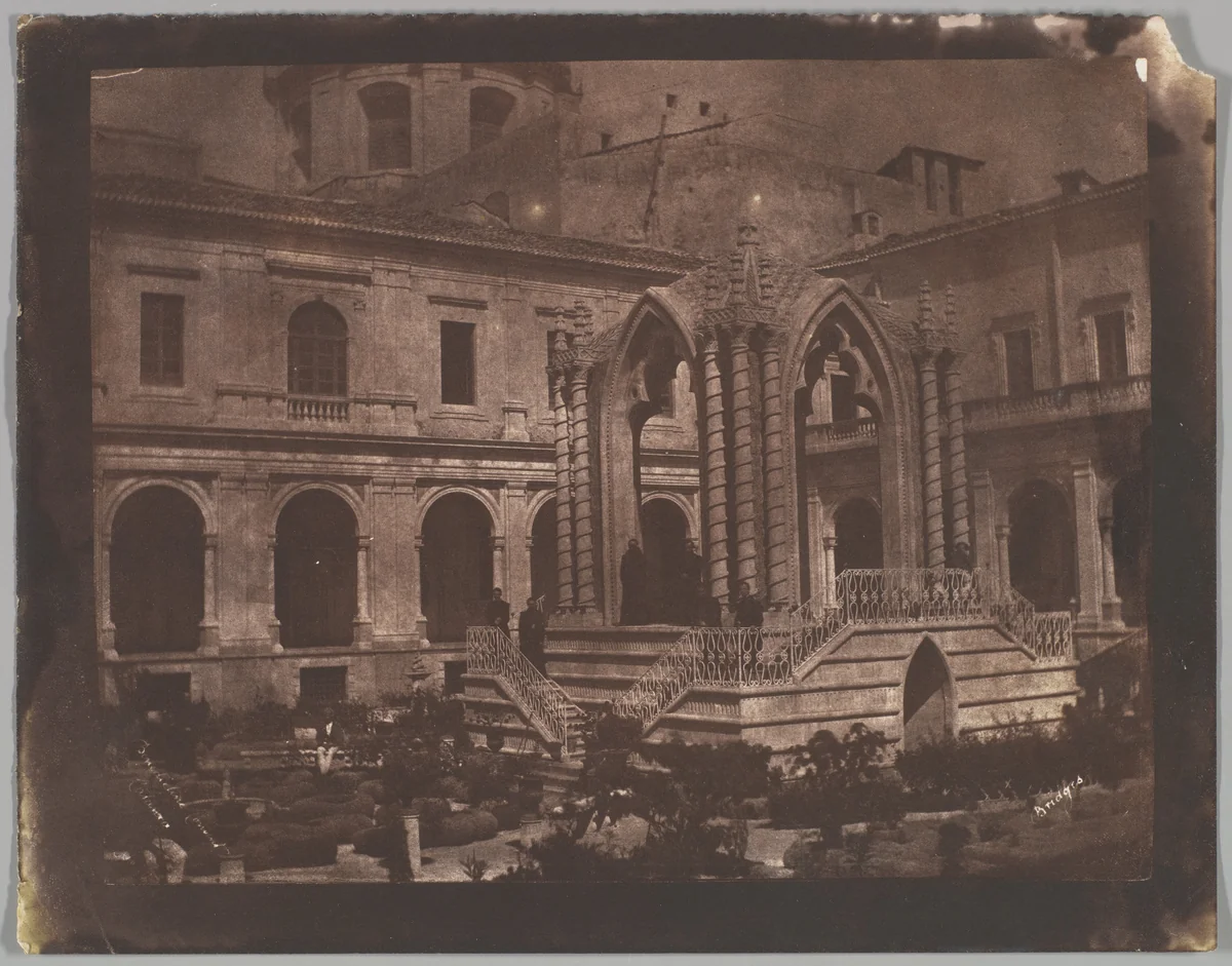 Benedictine Convent, Catania by George Wilson Bridges, photograph, 1846