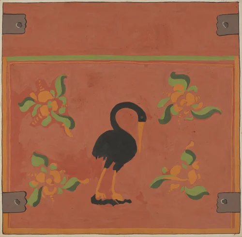 Painted Chest by D.P. Jones, index of american design, 1935-1942