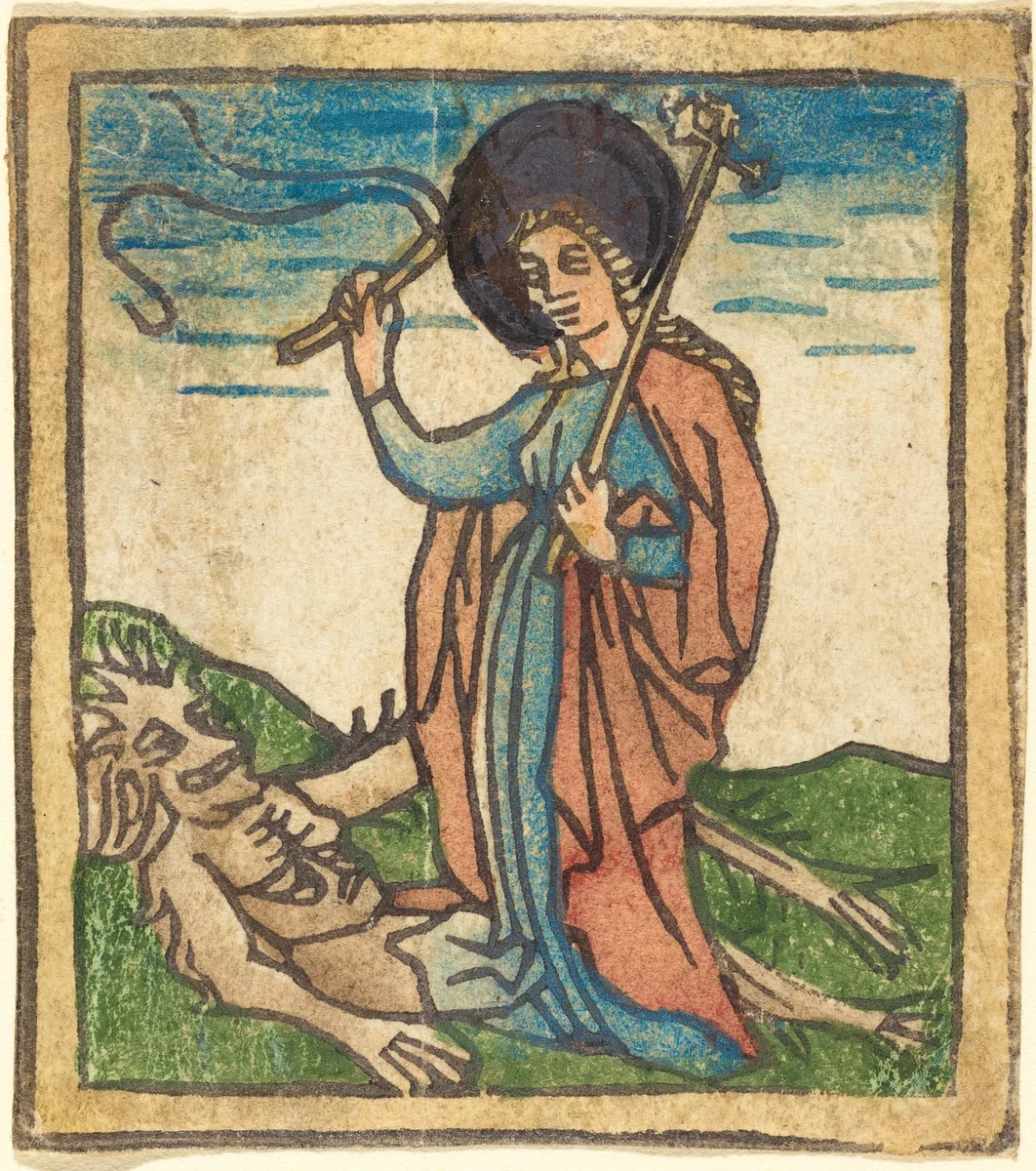Saint Juliana by German 15th Century, print, 1460