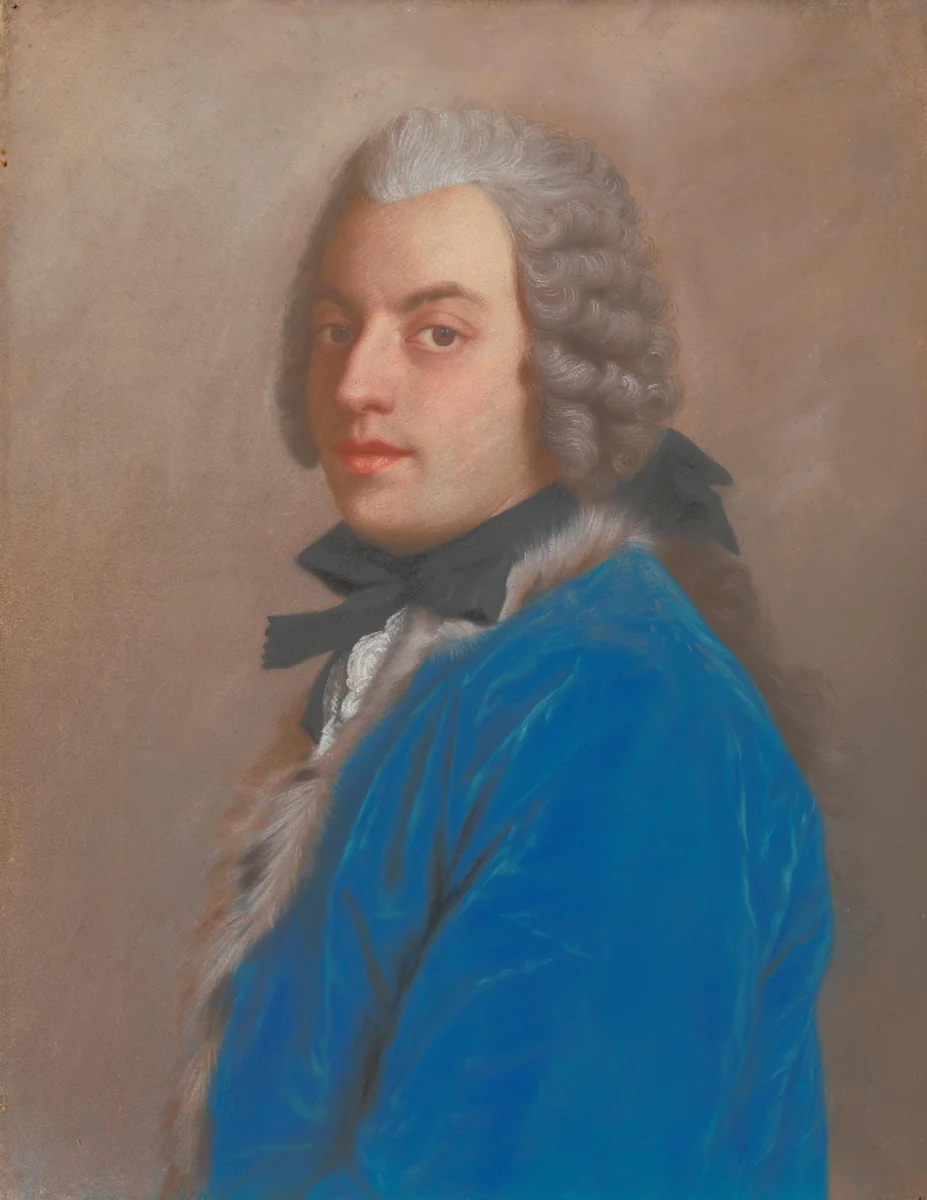 Count Francesco Algarotti by Jean-Etienne Liotard, drawing, 1745