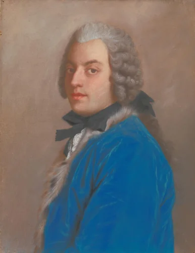 Count Francesco Algarotti by Jean-Etienne Liotard, drawing, 1745