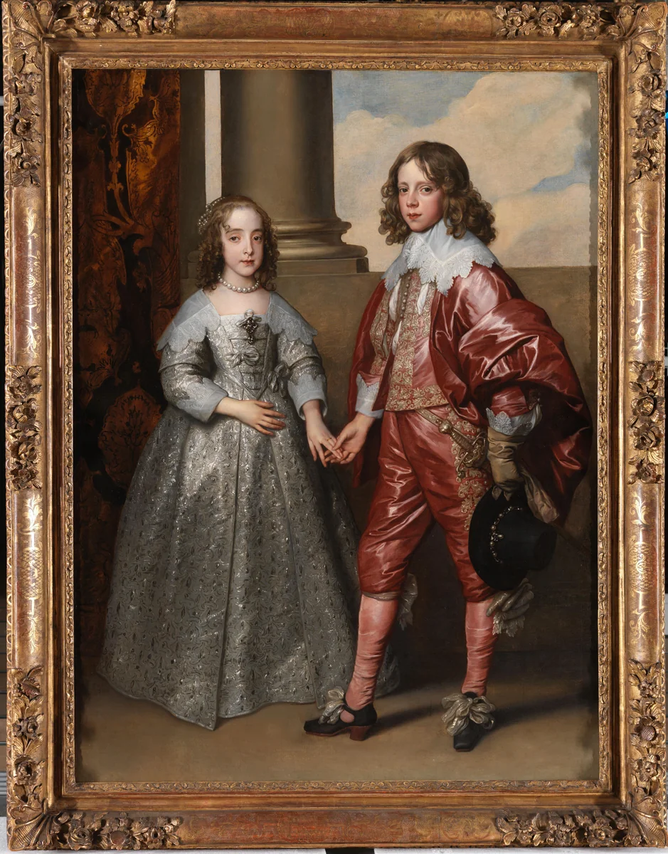 Maria Stuart en Willem II by Anthony van Dyck, painting, 1641
