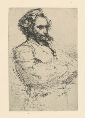 Drouet by James McNeill Whistler, print, 1859-1879