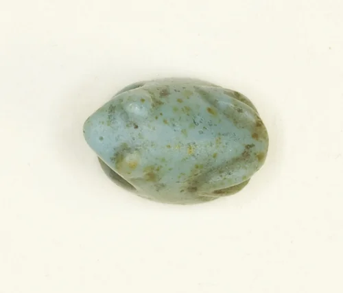 Scaraboid: Frog by Egyptian, other, -1550--1069
