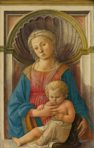 Madonna and Child by Fra Filippo Lippi, painting, 1440