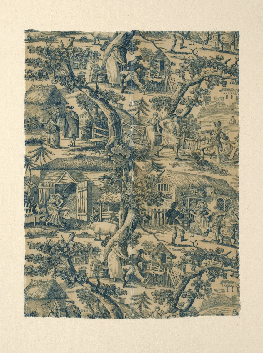 Fragment (Furnishing Fabric) by John Marshall, textile, 1815-1825