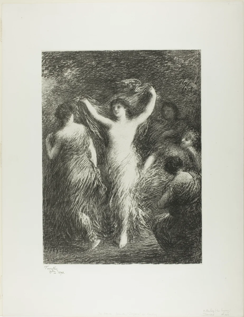 The Dance by Henri Fantin-Latour, print, 1898