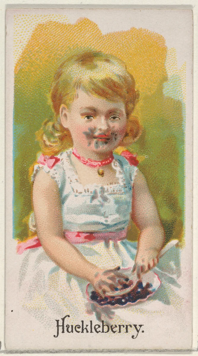 Huckleberry, from the Fruits series (N12) for Allen & Ginter Cigarettes Brands by Allen & Ginter, print, 1891