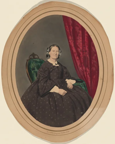 Sophie Hartman by George D. Wise, photograph, 1860-1869