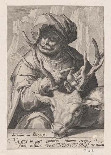 Naphthali, from "The Twelve Sons of Jacob" by Jacques de Gheyn II, print, 1584-1594