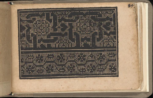 Schön newes Modelbuch (Page 84r) by Sigismundus Latomus, book, 1608
