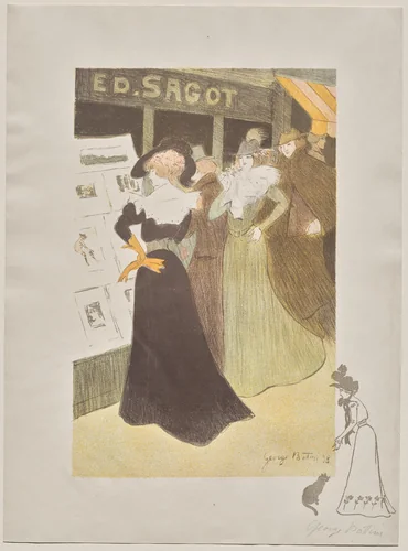 Sagot's Gallery by Georges Alfred Bottini, print, 1898