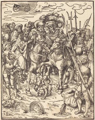 Saint Matthew by Lucas Cranach, print, 1472-1553