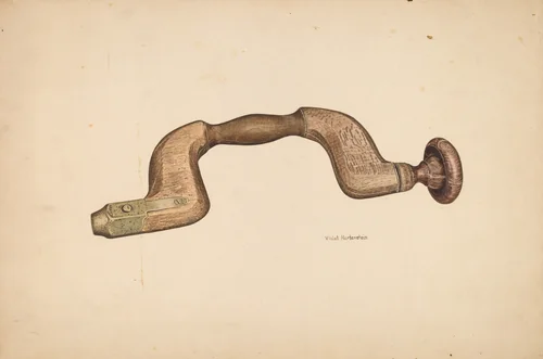 Brace (Wooden) by Violet Hartenstein, index of american design, 1940