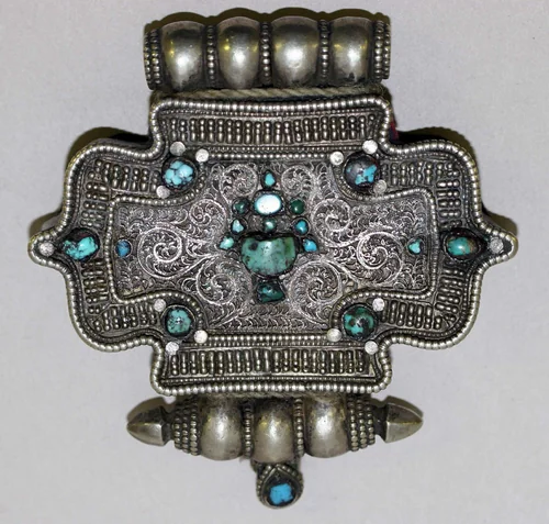 Woman's Amulet Box (Ga'u) by Tibet, other, 1701-1800