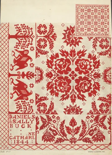 Coverlet by Howard H. Sherman, index of american design, 1935-1942
