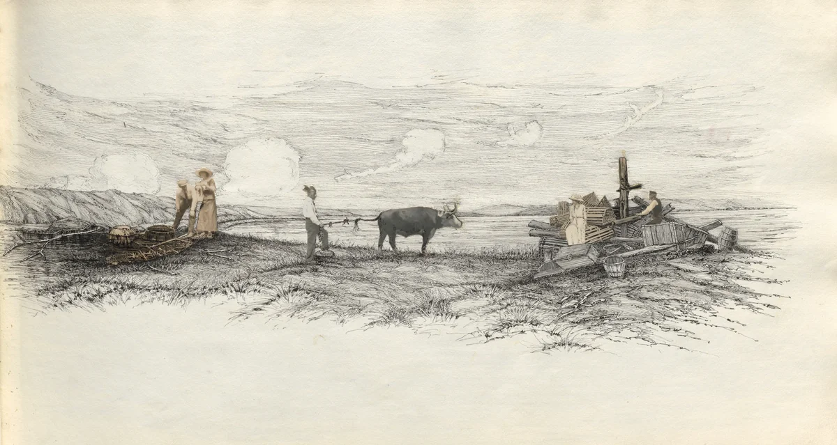 Untitled (page from album titled "July 1913") by Charles Norman Sladen, photograph, 1913