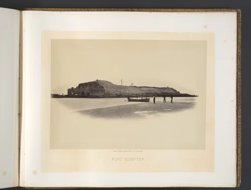 Fort Sumpter by George N. Barnard, photograph, 1860-1869