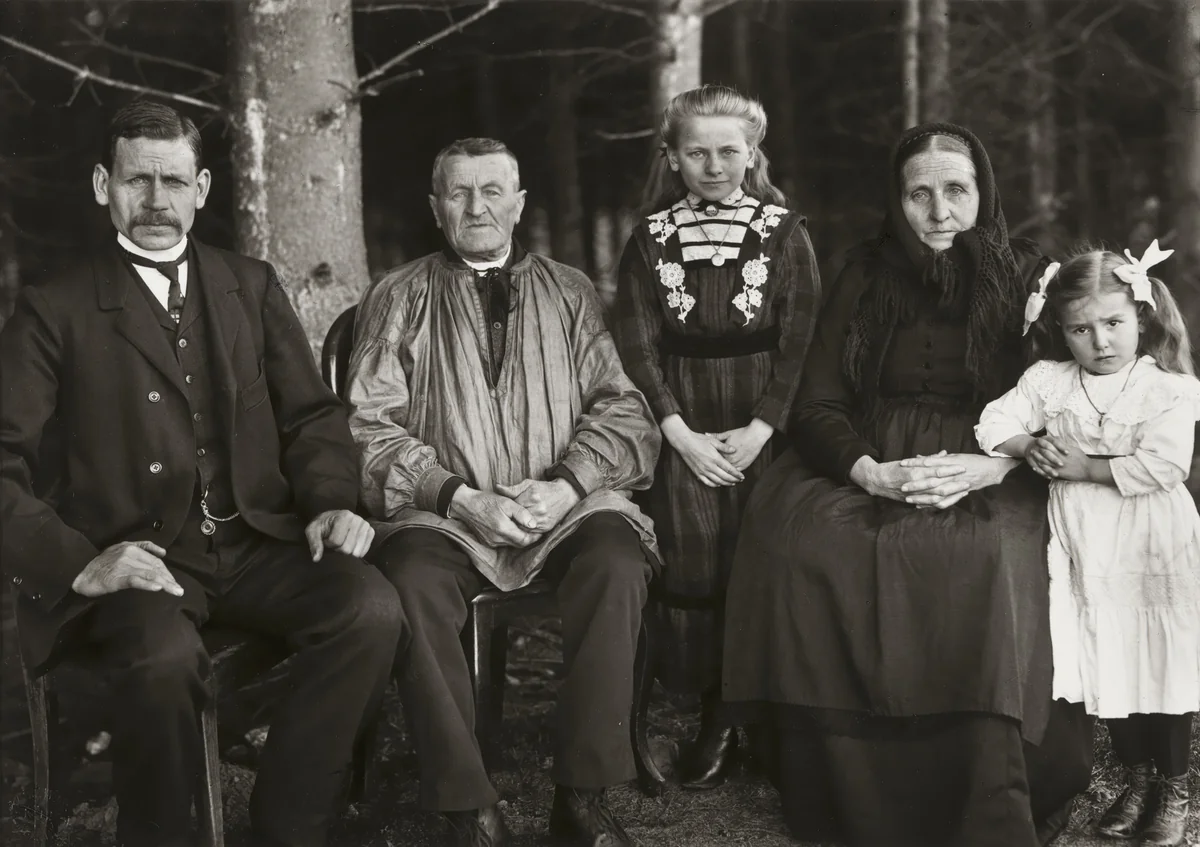 Three Generations of the Family by August Sander, photograph, 1912