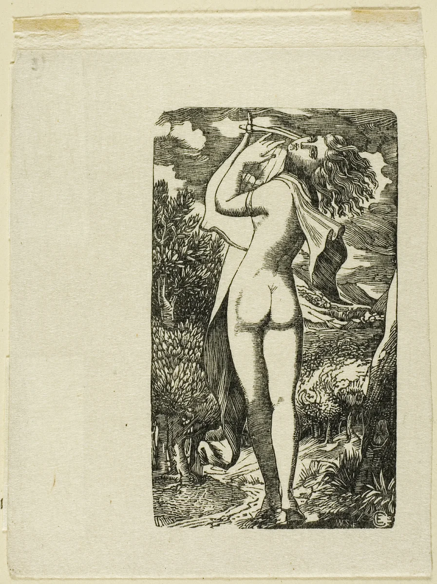 The Bacchante by Edward Calvert, print, 1819-1883