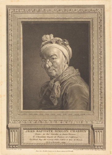 Jean Baptiste Simeon Chardin by Jean Siméon Chardin, print, 1729-1790