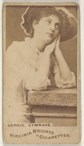 Depoix, Gymnase, from the Actors and Actresses series (N45, Type 1) for Virginia Brights Cigarettes by Allen & Ginter, photograph, 1885-1891