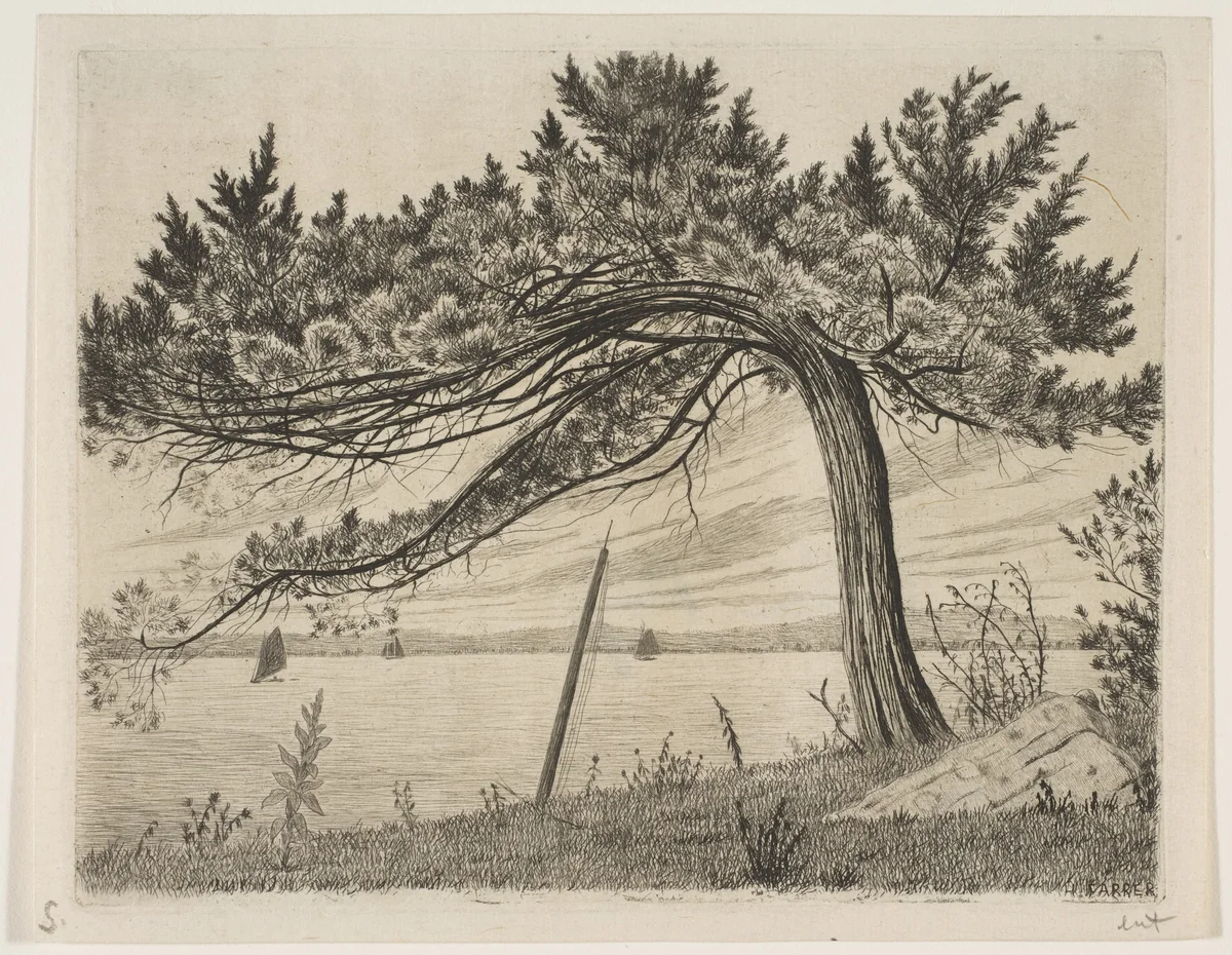 Pelham Bay by Henry Farrer, print, 1870-1880