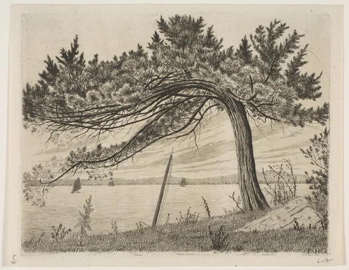 Pelham Bay by Henry Farrer, print, 1870-1880