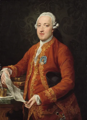 Don José Moñino y Redondo, Conde de Floridablanca by Pompeo Girolamo Batoni, painting, 1771-1781
