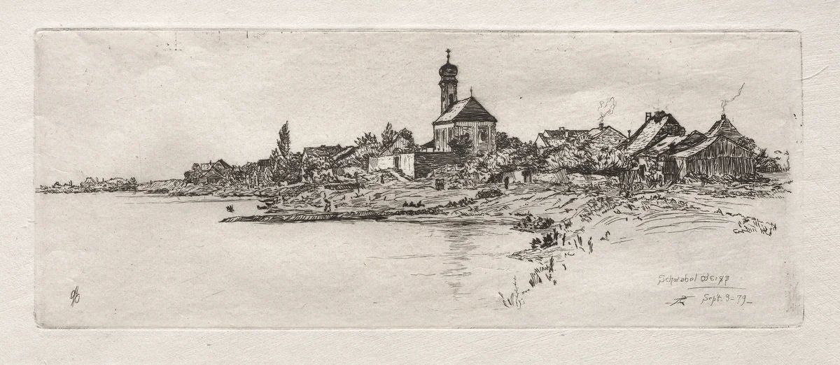 Schwabel Weiss by Otto H. Bacher, print, 1879