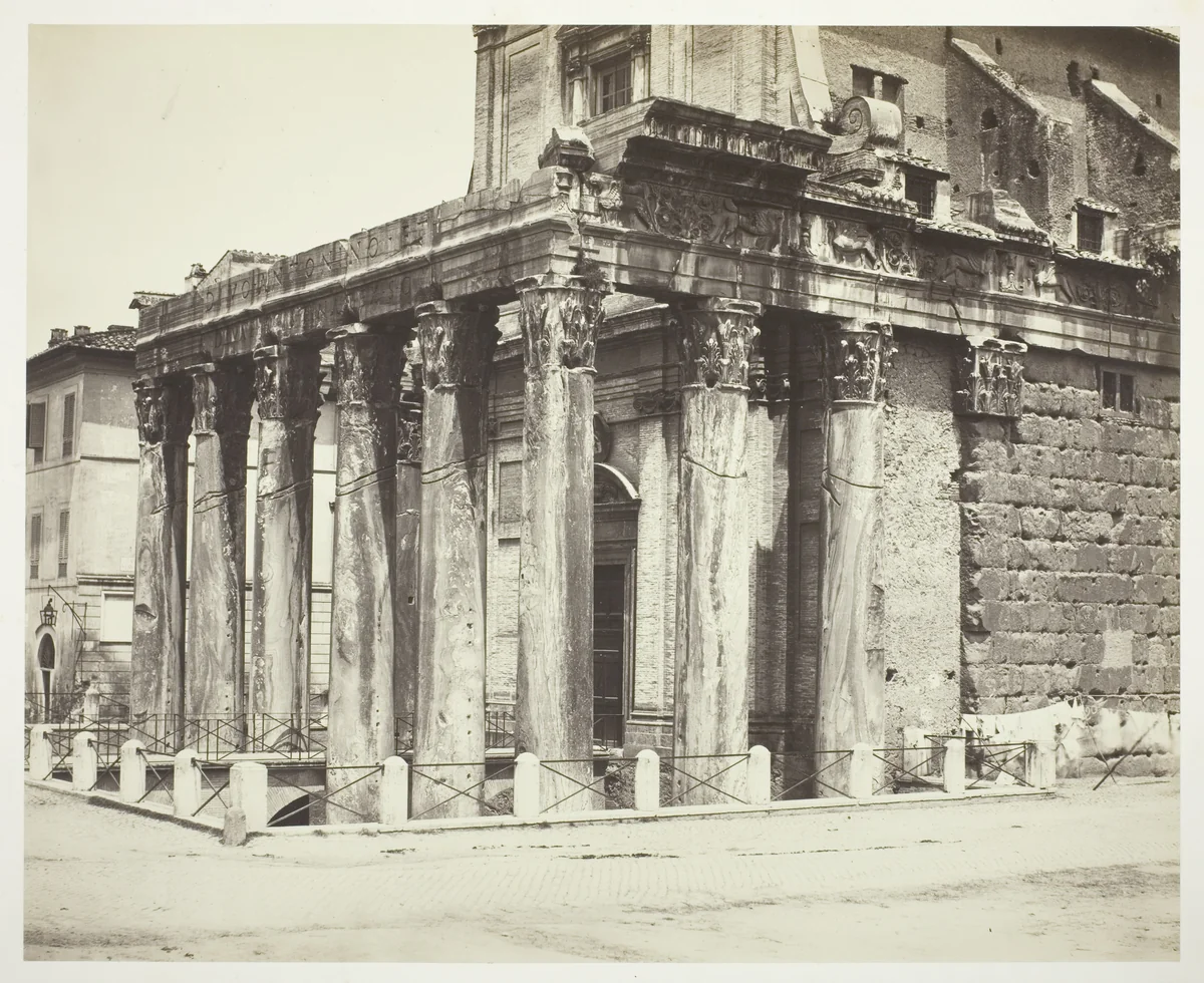 Untitled [Rome] by Bisson Frères, photograph, 1854-1856