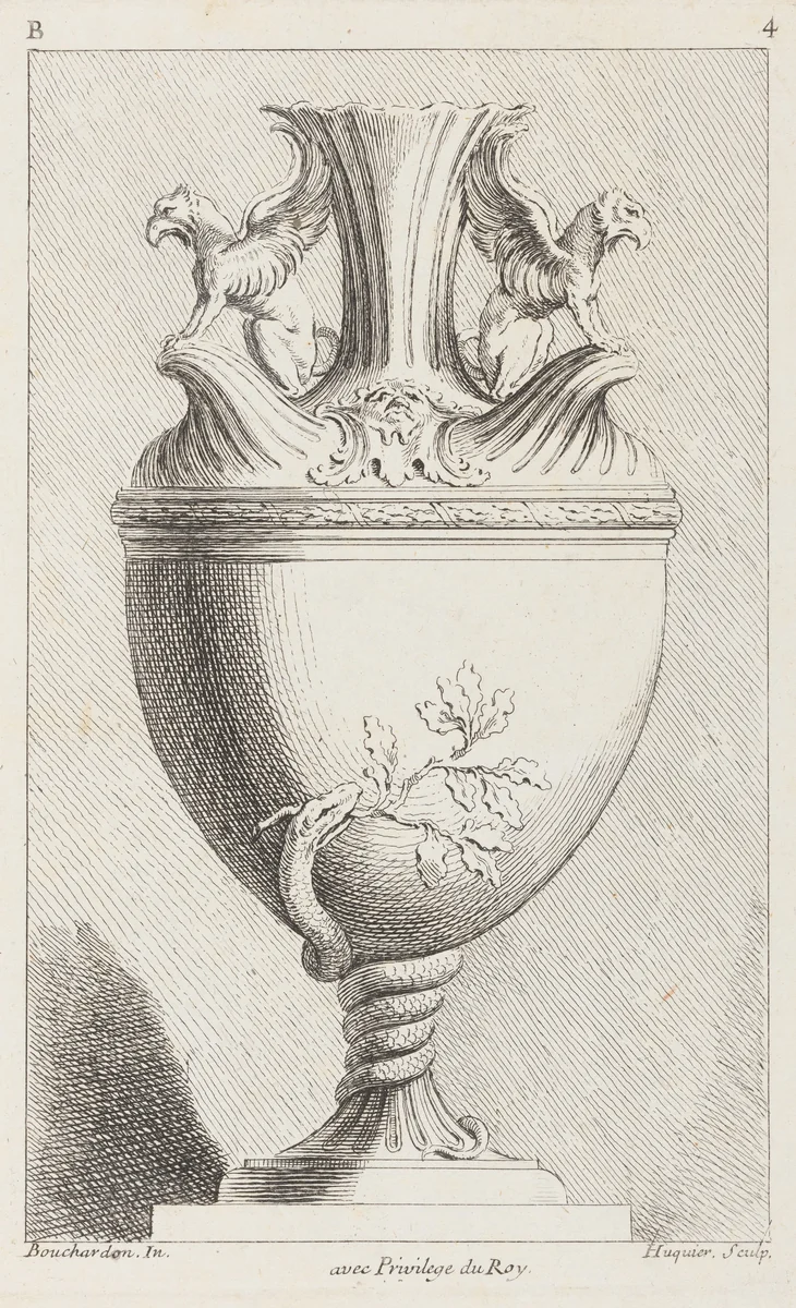 Second Book of Vases by Edme Bouchardon, book, 1737