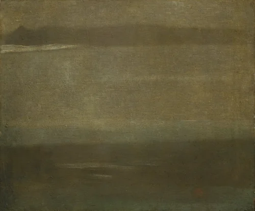Gray and Silver: A Nocturne by Walter Greaves, painting, 1880-1900