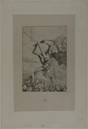 Third Future, plate six from Eve and the Future by Max Klinger, print, 1880