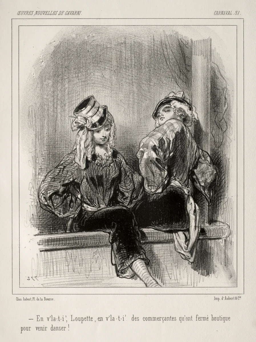 Carnaval by Paul Gavarni, print, 1824-1847