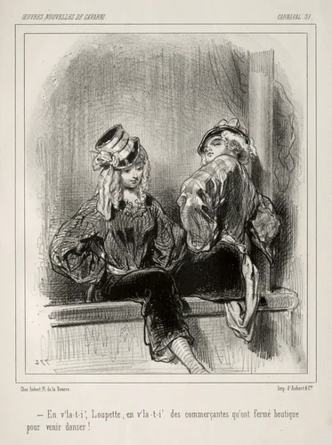 Carnaval by Paul Gavarni, print, 1824-1847