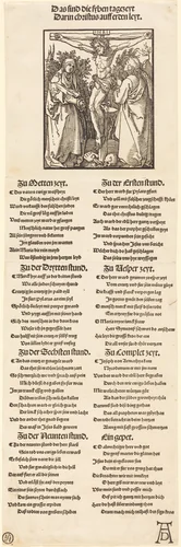 Christ on the Cross with Mary and Saint John by Albrecht Dürer, print, 1510