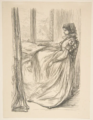 The Morning before the Massacre of St. Bartholomew (from "Once a Week") by James McNeill Whistler, print, 1862