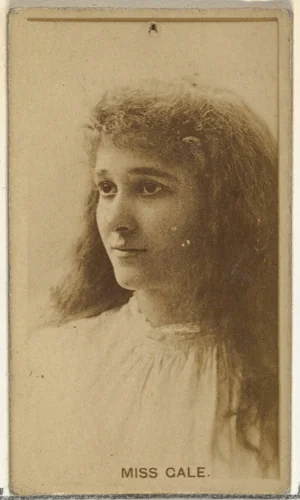 Miss Gale, from the Actors and Actresses series (N145-8) issued by Duke Sons & Co. to promote Duke Cigarettes by W. Duke, Sons & Co., photograph, 1890-1895