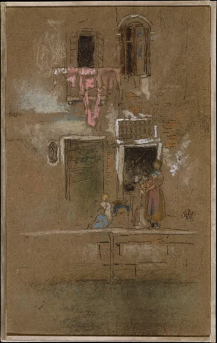 Note in Pink and Brown by James McNeill Whistler, artwork, 1880