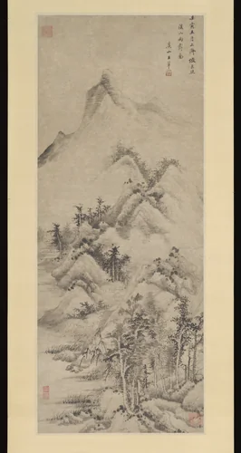 Clearing after Rain over Streams and Mountains by Wang Hui (王翚), painting, 1662