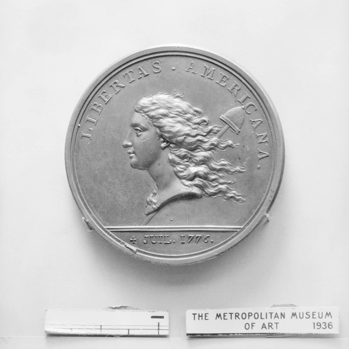 American Liberty by Augustin Dupré, metalwork, 1782