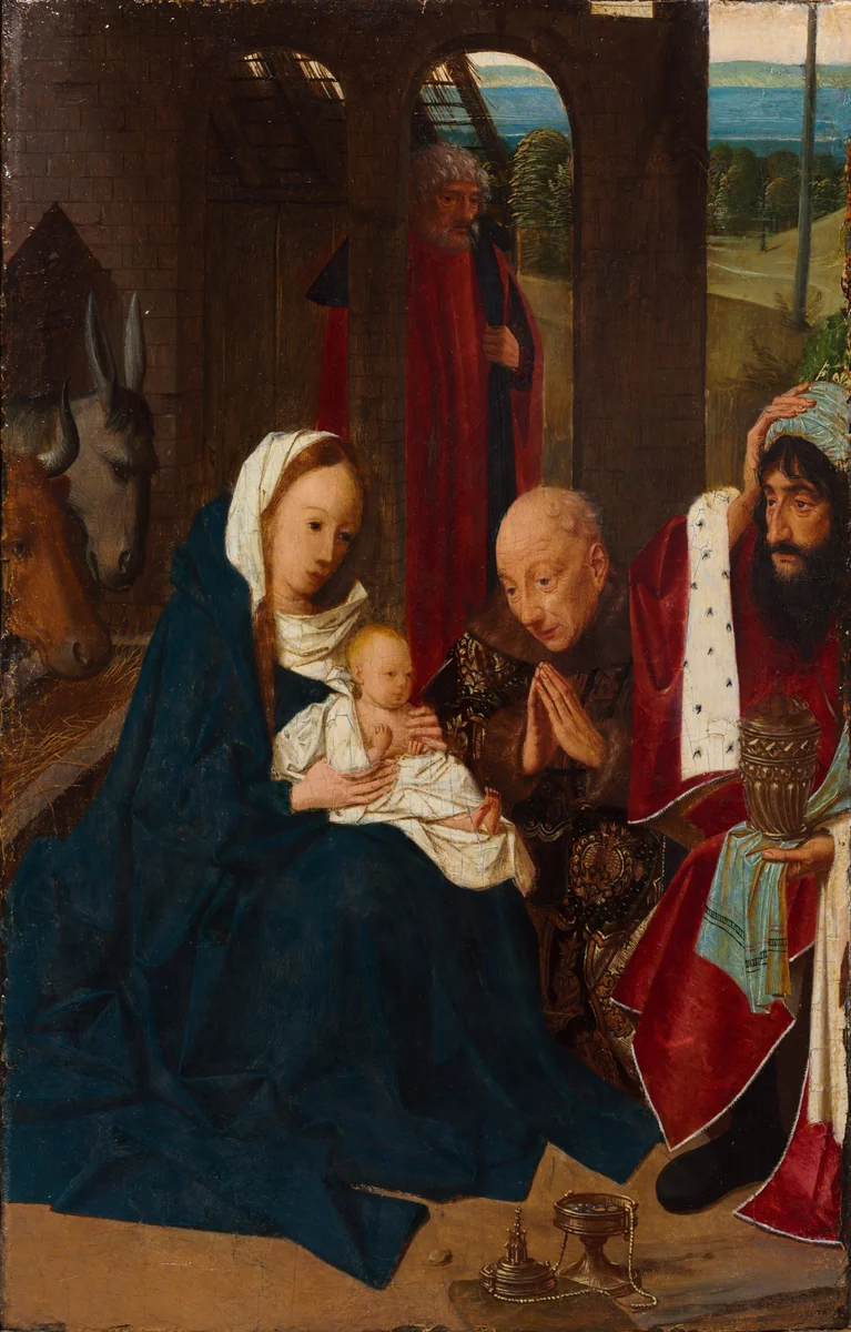 The Adoration of the Magi by Geertgen tot Sint Jans, painting, 1480-1489