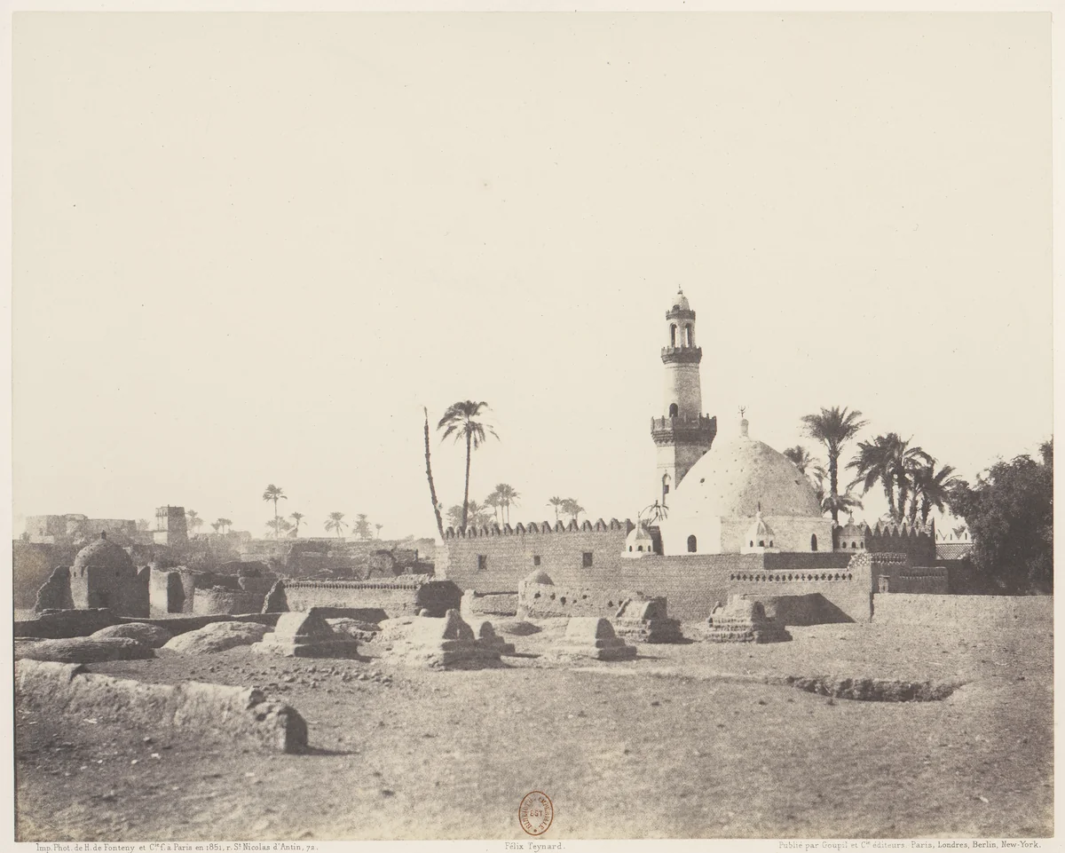 Souâdj, Cimetière Musulman et Tombeau de Mouràd-Bey by Félix Teynard, photograph, 1851-1852
